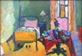 Bedroom in Ainmillerstrasse painting by Wassily Kandinsky at Lenbachhaus. Munich, Germany.