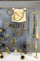Trumpets & other horns at Deutsches Museum. Munich, Germany