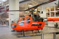 MBB BO105 V4 helicopter made in Munich at Deutsches Museum. Munich, Germany.