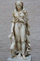 Artemis Braschi goddess of hunt with fawn statue Roman copy of Greek original at Glyptothek. Munich, Germany.