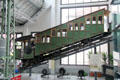 Steam-driven cogwheel car #10 from Pilatusbahn at Deutsches Museum Transport Museum. Munich, Germany.