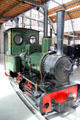 Construction site light railway steam locomotive by Krauss & Cie. at Deutsches Museum Transport Museum. Munich, Germany.