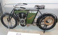 Germania motorcycle by Seidel & Naumann AG of Dresden at Deutsches Museum Transport Museum. Munich, Germany.