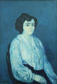 Madame Soler painting by Pablo Picasso at Pinakothek der Moderne. Munich, Germany.
