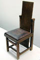 Chair from Larkin House of Buffalo, NY by Frank Lloyd Wright at Pinakothek der Moderne. Munich, Germany