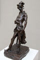 Ratapoil bronze sculpture by Honoré Daumier at Neue Pinakothek. Munich, Germany.