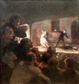 Drama painting by Honoré Daumier at Neue Pinakothek. Munich, Germany.