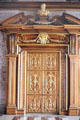 Ornate doorway in Goldener Saal at Augsburg Rathaus. Augsburg, Germany.