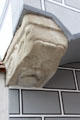 Stone corbel carved with mustached face. Augsburg, Germany.