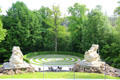 Gardens of Schloss Fantaisie. Bayreuth, Germany.