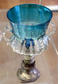 Glass goblet in Venetian style at Coburg Castle. Coburg, Germany.