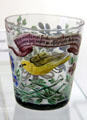 Glass beaker from Venice at Coburg Castle. Coburg, Germany.