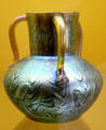 Glass vase by Johann Lötz Witwe of Czech Republic at Coburg Castle. Coburg, Germany.
