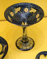 Cut glass goblet by Steinschönau or Haida of Czech Republic at Coburg Castle. Coburg, Germany