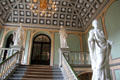Entrance staircase at Ehrenburg Palace. Coburg, Germany.