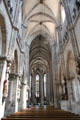 Gothic interior of St Sebaldus Church. Nuremberg, Germany.