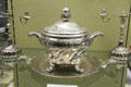 Silver tureen & stand from Dresden court by Paul Ingermann from Dresden at Germanisches Nationalmuseum. Nuremberg, Germany.