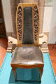 Carved chair by Friedrich Adler et al at Germanisches Nationalmuseum. Nuremberg, Germany.