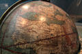 Earth globe section of Europe & Africa by Johannes Schöner of Bamberg at Germanisches Nationalmuseum. Nuremberg, Germany.
