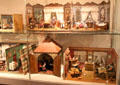Doll houses at City Toy Museum. Nuremberg, Germany.