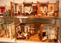 Period doll house representing 1900-10 at City Toy Museum. Nuremberg, Germany.