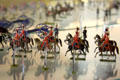 Tin soldiers on horseback at City Toy Museum. Nuremberg, Germany