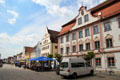 Main street of Günzburg, small Bavarian city immediately east of Ulm. Günzburg, Germany.