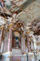 Baroque details in Goldener Saal at Academy for teacher training. Dillingen, Germany.