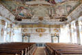 Baroque view of Goldener Saal at Academy for teacher training. Dillingen, Germany.