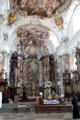 Baroque altar at Ottobeuren Abbey. Ottobeuren, Germany.