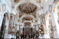 Altar & ceiling painting at Ottobeuren Abbey. Ottobeuren, Germany.