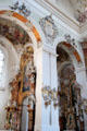Typical baroque ornamentation at Ottobeuren Abbey. Ottobeuren, Germany.