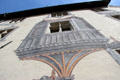 Tromp l'oeil oriel window on Hohes Schloss zu Füssen. Füssen, Germany.