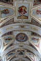 Ceiling frescos in St Lorenz Basilica. Kempten, Germany.