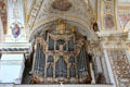 Organ in St. Lorenz Basilica. Kempten, Germany.