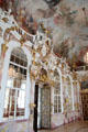 Living quarters room, decorated in baroque fashion, at Kempten Residenz. Kempten, Germany.
