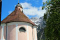 Steeple of Sts Peter & Paul Church. Mittenwald, Germany.