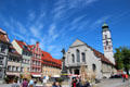 Market Square with St Stephan's Church. Lindau im Bodensee, Germany.