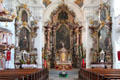 Baroque altar of Notre Dame Cathedral. Lindau im Bodensee, Germany.