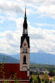 Tower of Assumption of Mary church. Bad Tölz, Germany.