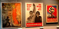 Nazi era propaganda posters at Museum of Bread and Art. Ulm, Germany.