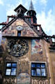 Astronomical clock on face of Ulm Rathaus. Ulm, Germany.