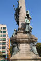 Rius y Taulet monument by Manuel Leal Fuxa & Eusebio Arnau Mascort to mark 1888 Universal Exhibition. Barcelona, Spain.
