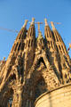 Nativity facade of Sagrada Familia. Barcelona, Spain.