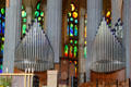 Organ at Sagrada Familia. Barcelona, Spain.