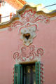 Decoration of Gaudi House in Parc Güell. Barcelona, Spain.