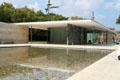 Ludwig Mies van der Rohe's German Pavilion for 1929 Barcelona Universal Exposition. Barcelona, Spain