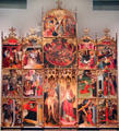 Altarpiece of Sts. Michael & Peter by Bernat Despuig & Jaume Cirera at Museu Nacional d'Art de Catalunya. Barcelona, Spain.