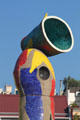 Detail of Dona i Ocell statue by Joan Miró in Parc de Joan Miró. Barcelona, Spain.