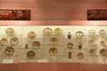 Collection of Spanish ceramics at Ceramics Museum of Barcelona. Barcelona, Spain.